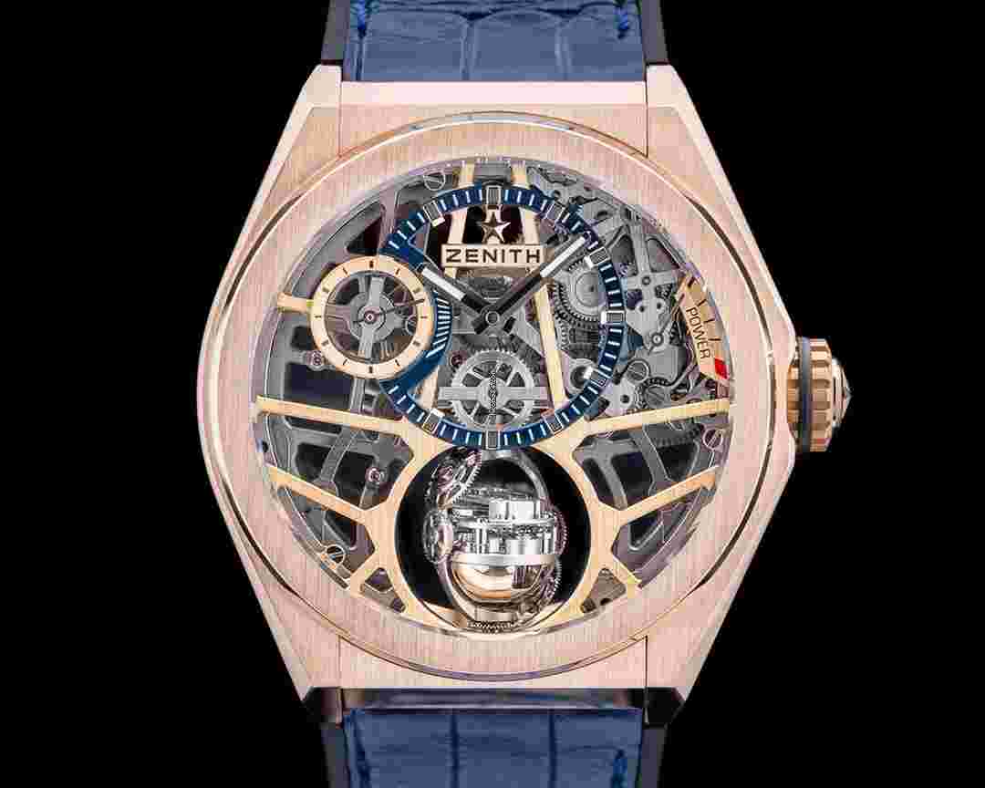 Zenith Defy
Zero G "Gravity Control" 18k Rose Gold 44MM