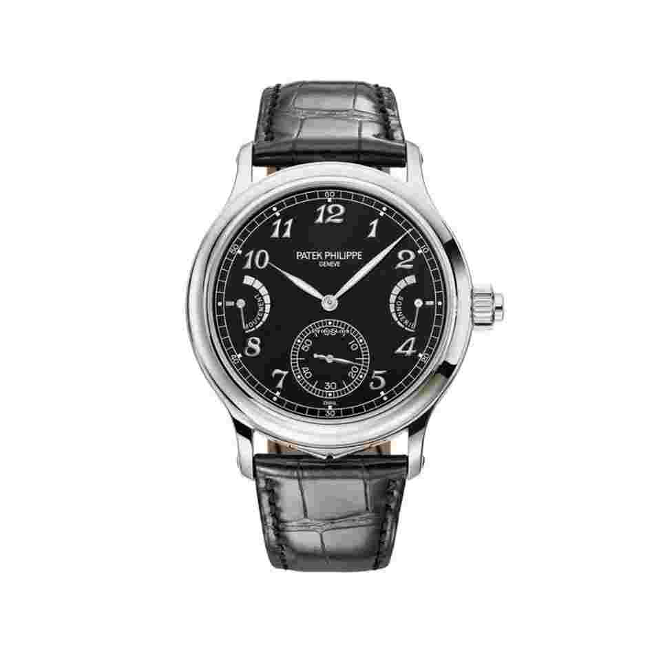 Patek Philippe Minute Repeater
Grand Complications 6301P-001 Grande Sonnerie and Petite Sonnerie Minute Repeater Platinum Black Dial