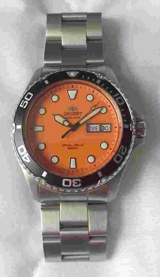 Orient Mako
Ray Raven II Automatic 200M FAA02006M Men's Watch 41.5mm stainless steel bracelet