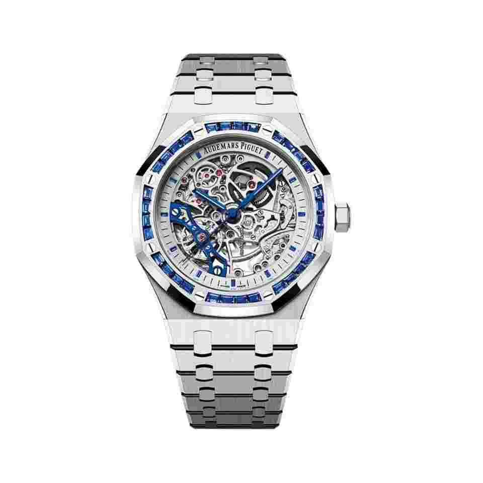 Audemars Piguet Royal Oak Double Balance Wheel Openworked
15412BC.SS.1220BC.02 Openworked White Gold Sapphire Bezel Japan Edition