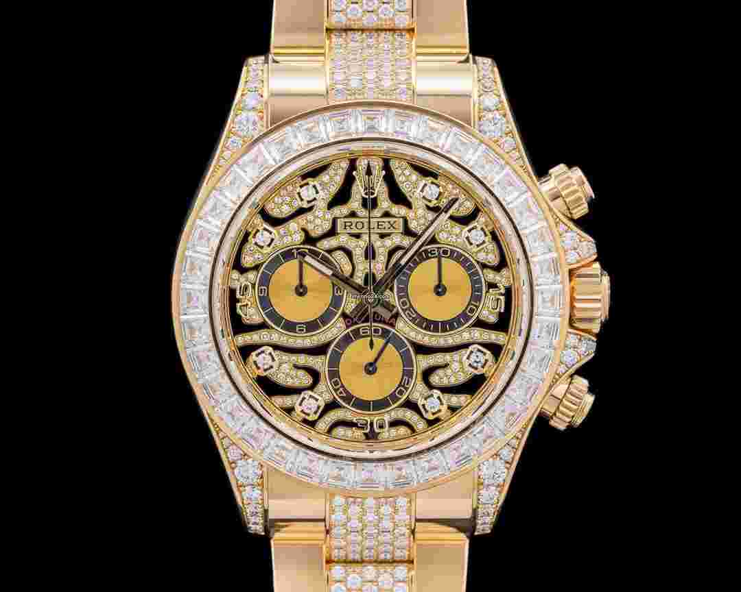 Rolex Daytona
116598TBR "Eye of the Tiger" Yellow Gold PAVE