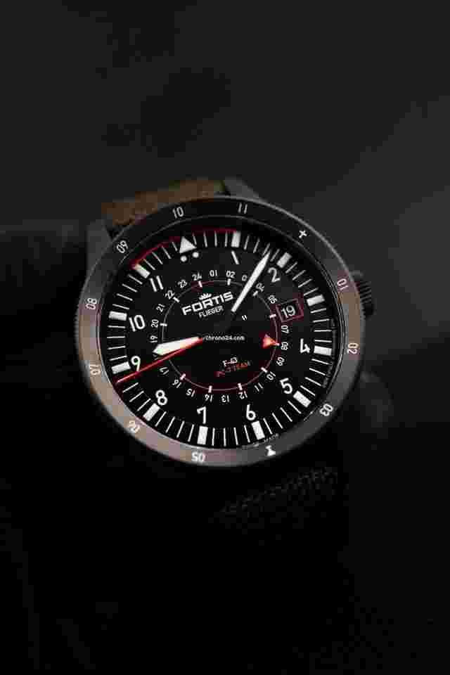 Fortis F-43
Flieger F-43 Triple GMT PC-7 F42600004 Papers + Box Limited Edition x/100 German Delivered