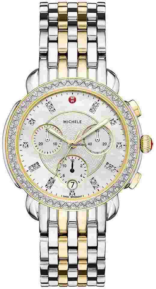 Michele
Sidney Chronograph Diamond Two-Tone Womens Watch MWW30A000005