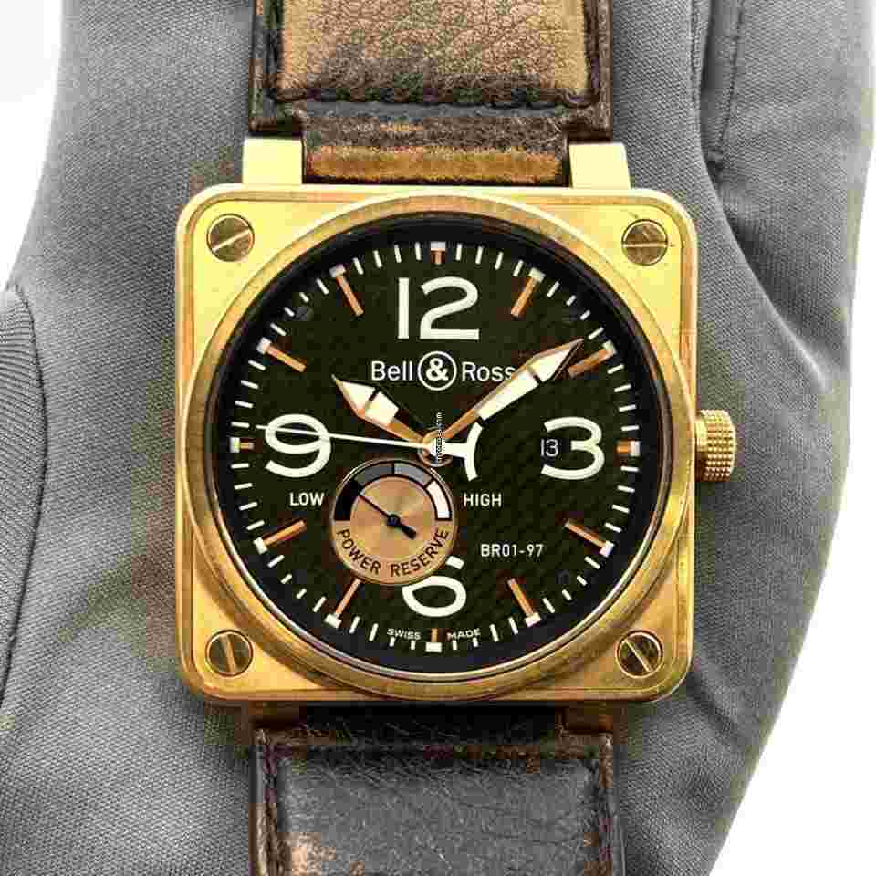 Bell & Ross BR 01-97 Réserve de Marche
Br01-97 Reserve De Marche 46mm Rose Gold - Black Dial - Strap BR01-97-R