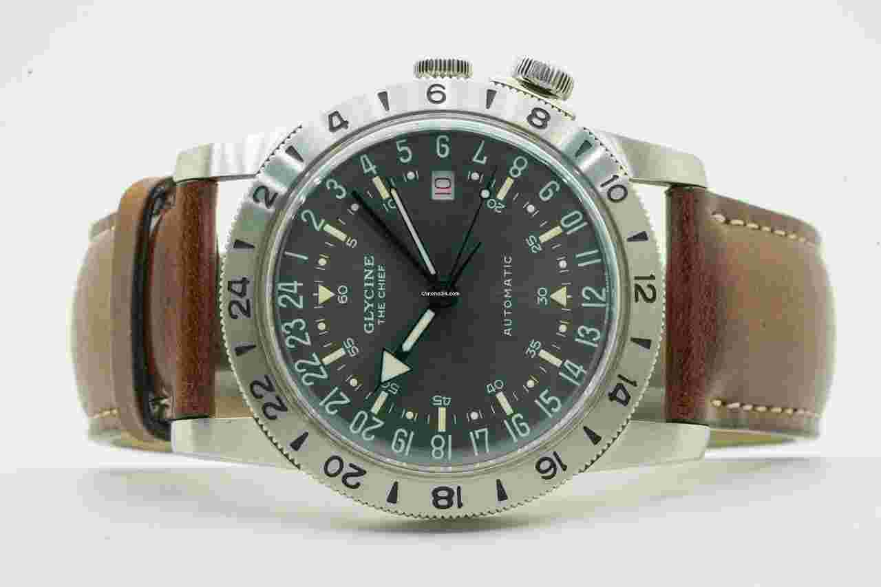 Glycine Airman
The Chief Airman GL0183 GL 0183 40mm Grey Dial 10/2020 10261