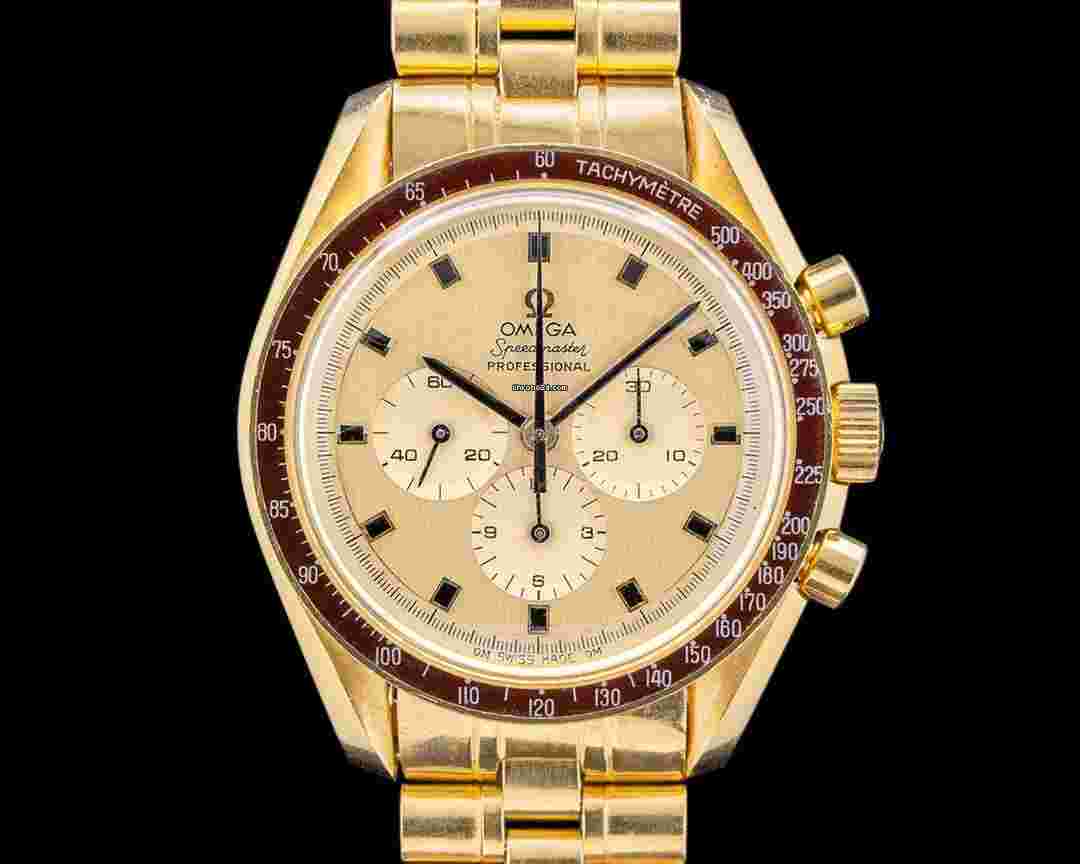 Omega Speedmaster Professional Moonwatch
Vintage Speedmaster Apollo 11 18K Yellow Gold NICE