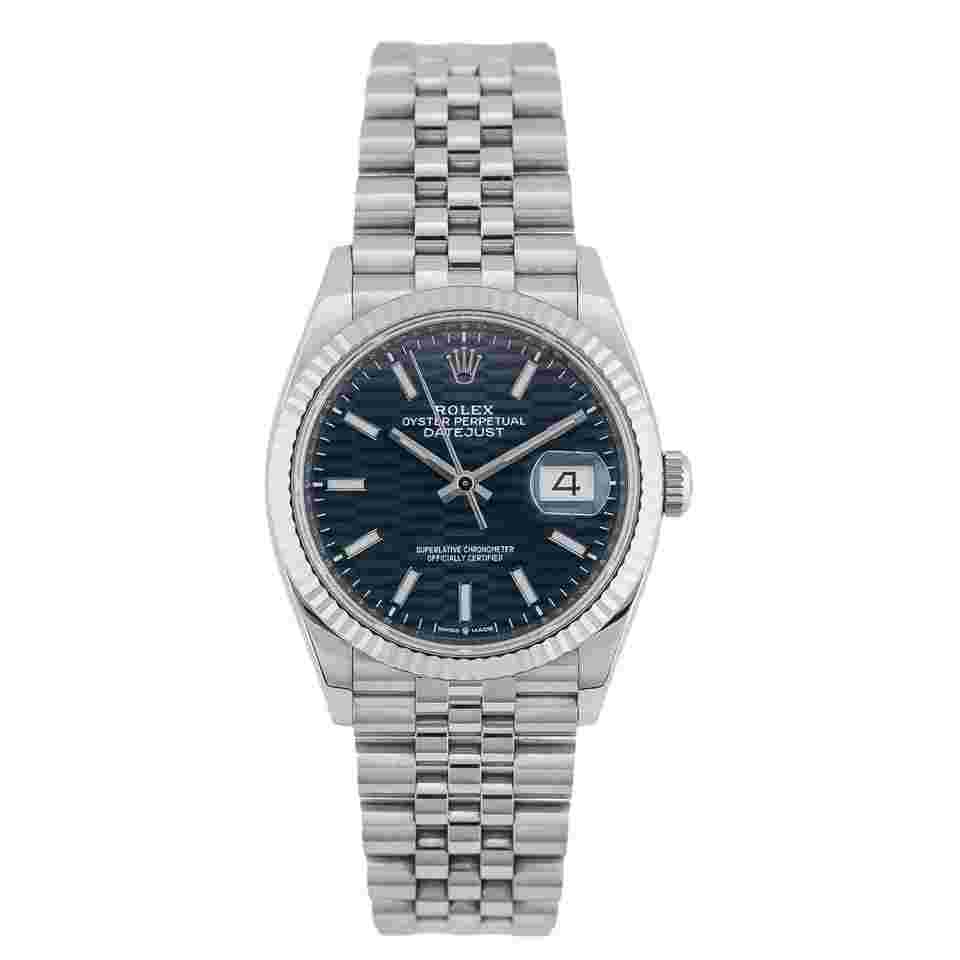 Rolex Datejust 36
36mm Blue Motif Dial 2021 Jubilee - 126234
