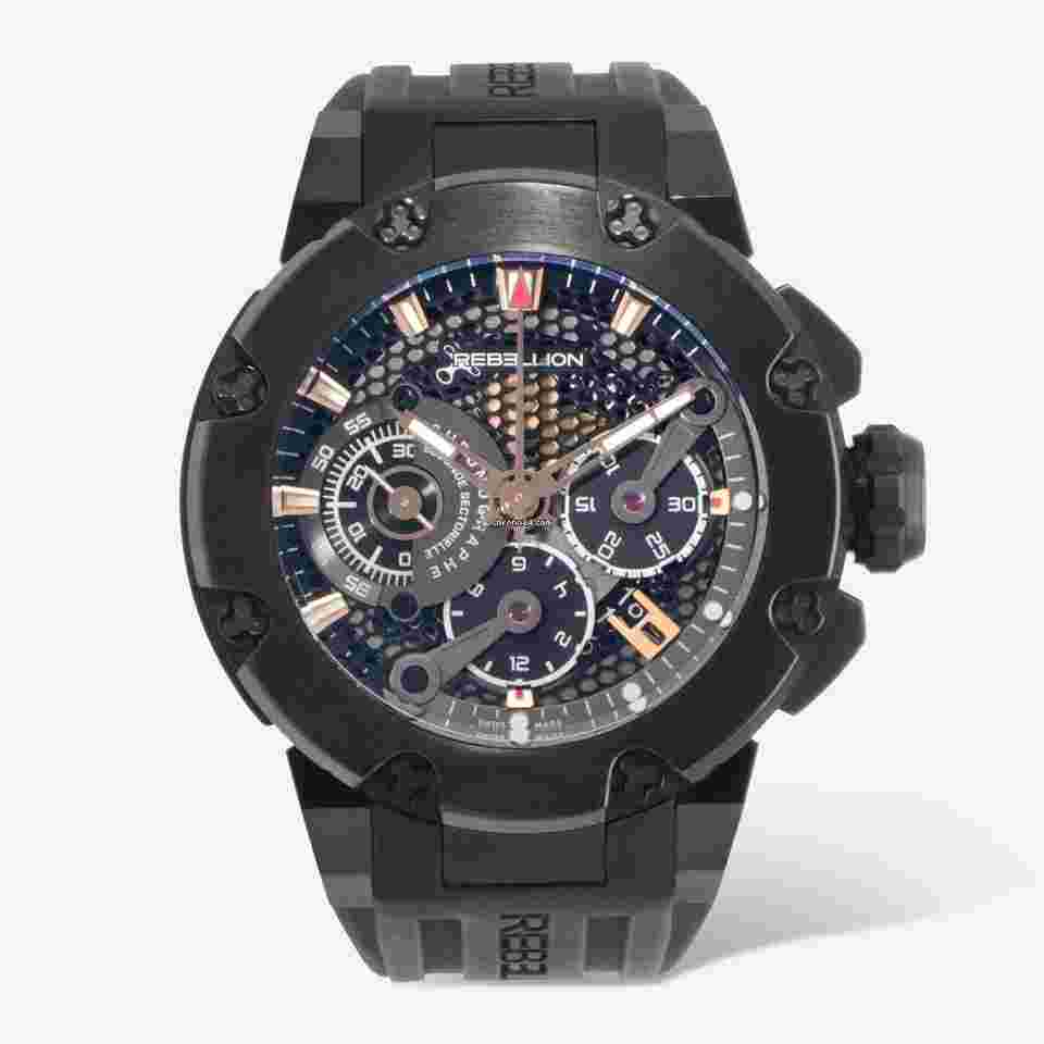 Rebellion
Predator Chrono Black Titanium & 18K Yellow Gold Automatic Men's Watch