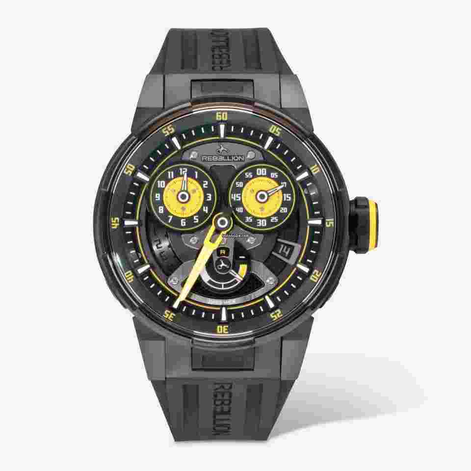 Rebellion
Predator 2.0 Regulator Sebastian Buemi Edition Titanium & Forged Carbon Automatic Men's Watch
