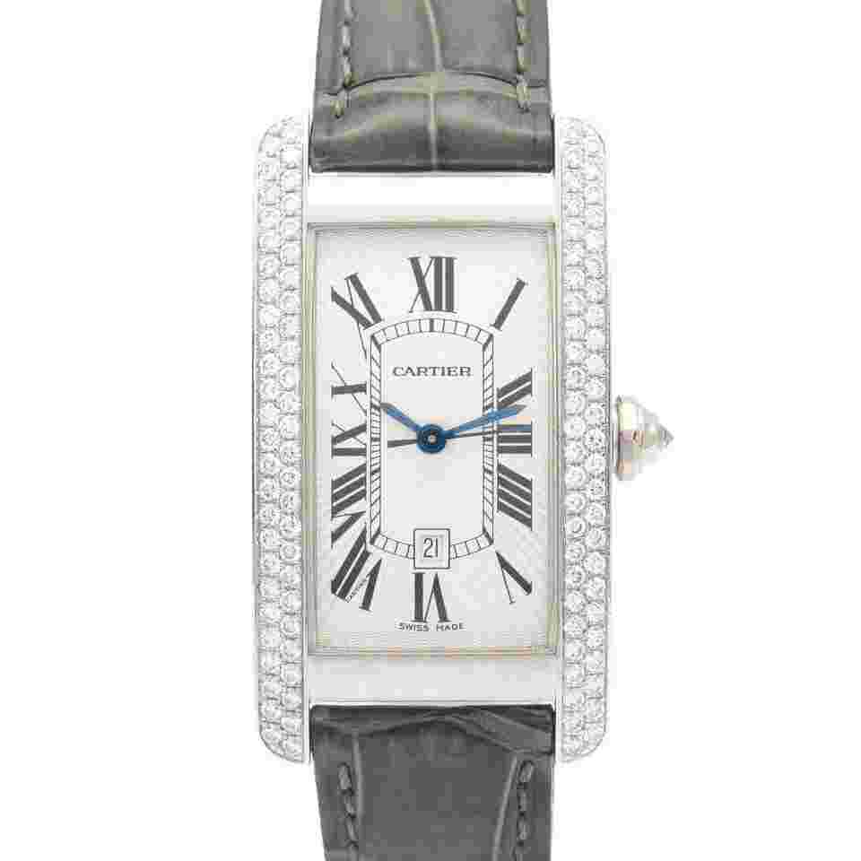 Cartier Tank Américaine
American Diamond Wrist Watch WB702651 Automatic Croco K18 leather Women