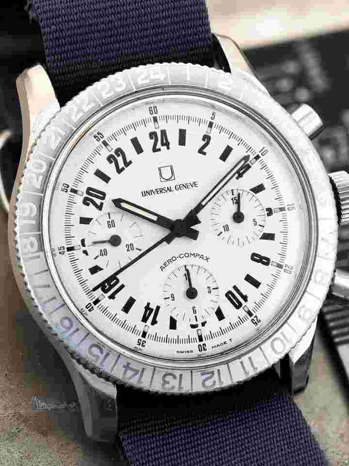 Universal Genève Aero-Compax
Unpolished 1960s Aero-Compax (Ref. 890101/01)