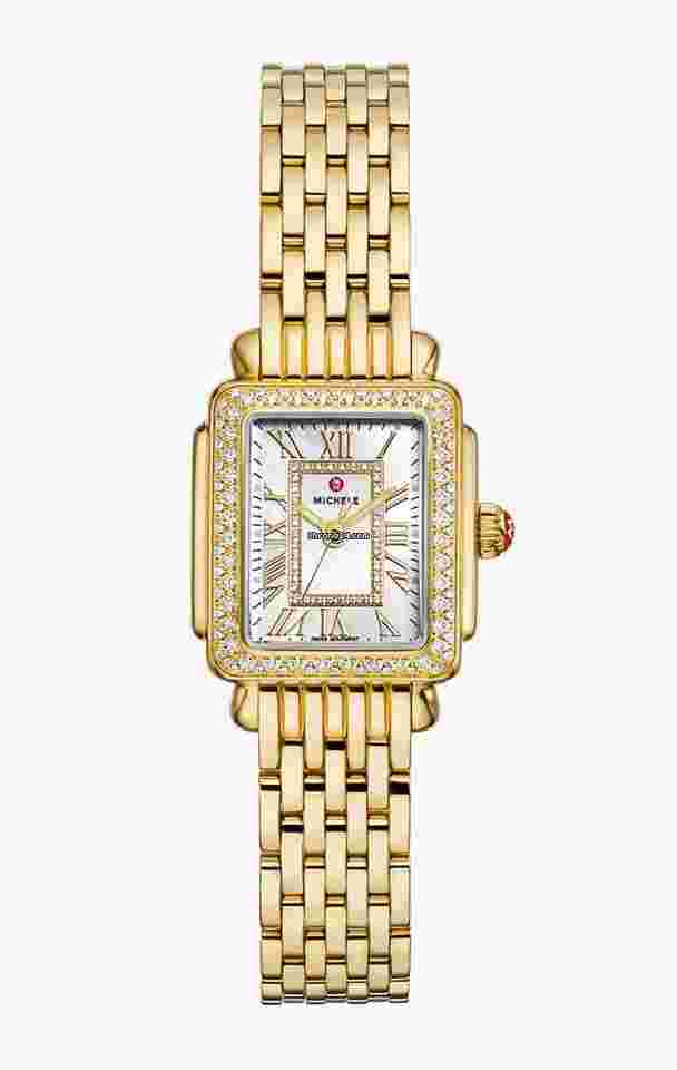 Michele Deco
MWW06D000173 Deco Madison Mini Diamonds Gold Tone Quartz Women's Watch