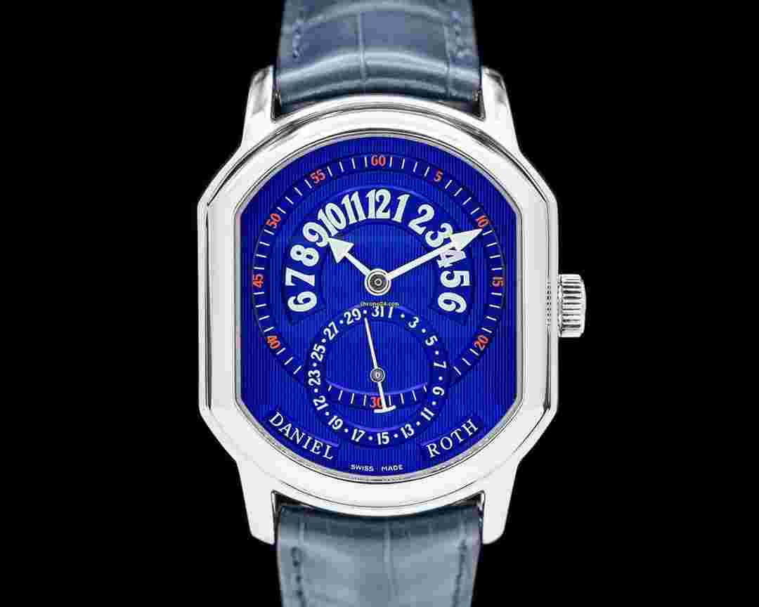 Men's Daniel Roth Premier Retrograde 807.l.10 S.steel 35mm Automatic Silver Dial