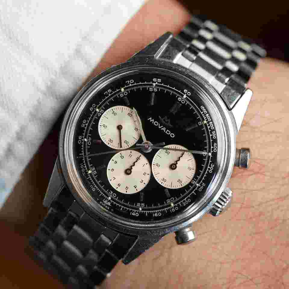 Movado
Gilt Dial M95 Chronograph Reference 95 704 568 Unpolished on Bracelet