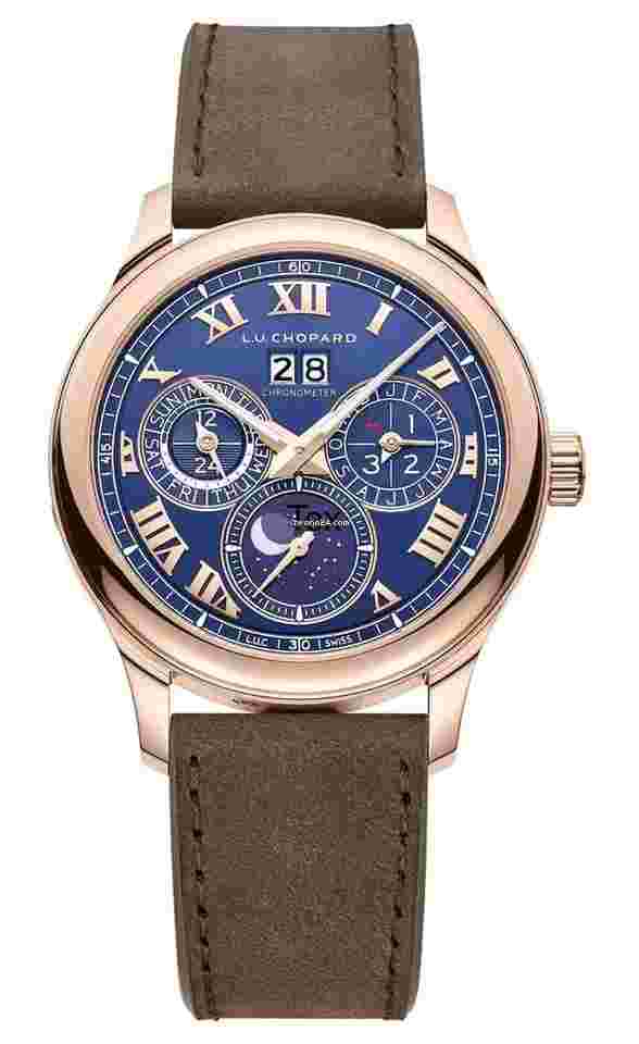Chopard L.U.C
Lunar One Rose Gold Deep Blue Limited Edition Men’s Watch 161927-5002