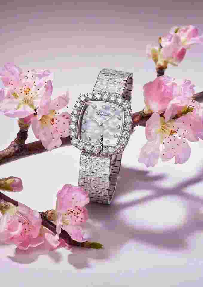 Chopard
L’Heure du Diamant Ethical White Gold Diamond Ladies Watch 10A386-1106