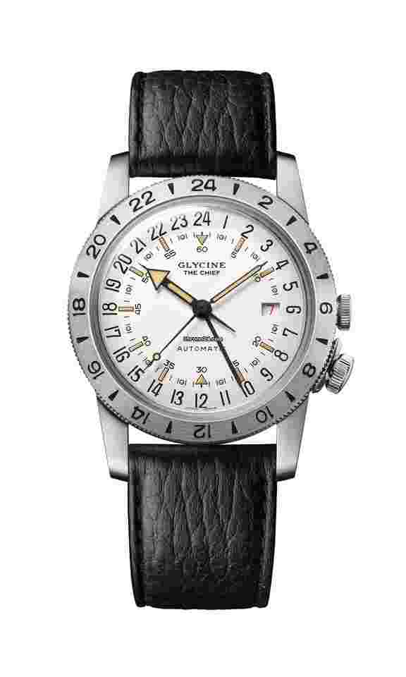 Glycine Airman
Vintage The Chief GMT Sapphire Crystal