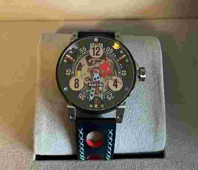 B.R.M V6-44 Martini Racing Skeleton Automatic Black PVD m. 3 Jahren Garantie