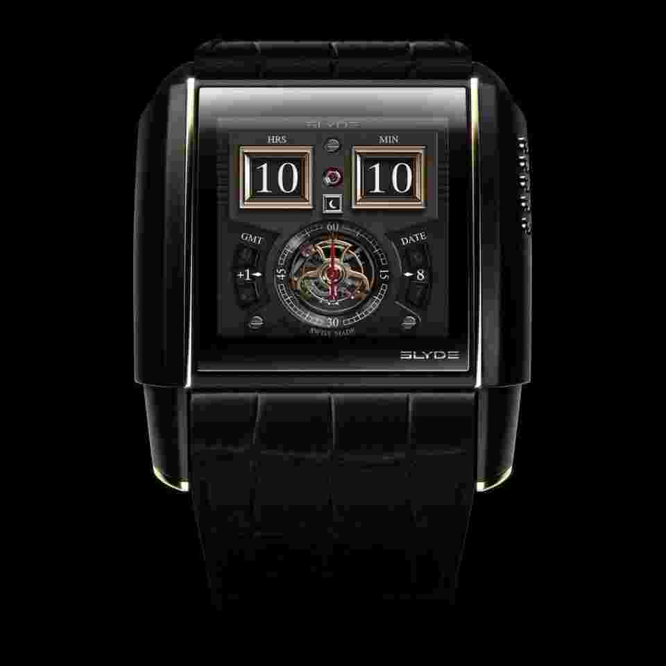 HD3 Slyde Complication Slyde Black Steel With Gold Accents NEW UNWORN