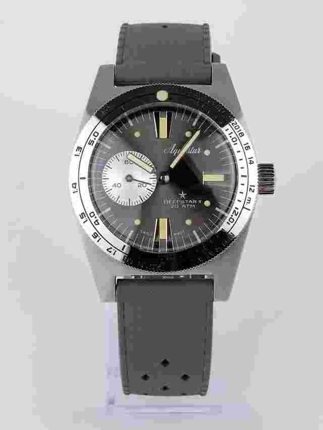 Aquastar Deepstar II Steel Grey – Limited Serial #066 – NATO + Tropic Straps