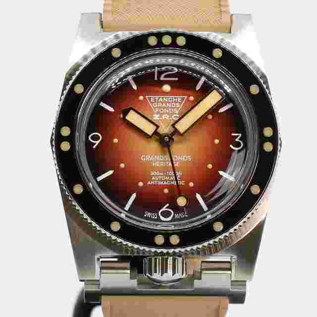 ZRC GF38 Heritage 39mm Smoke GF381318 Nuovo da Rivenditore Ufficiale