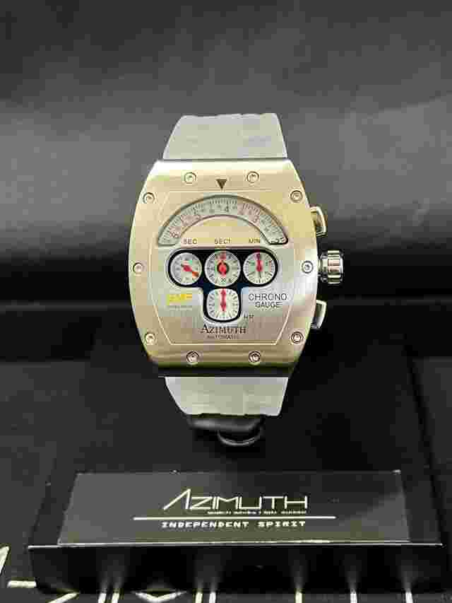 Azimuth Chrono Gauge Mecha-1 BMF (White dial)