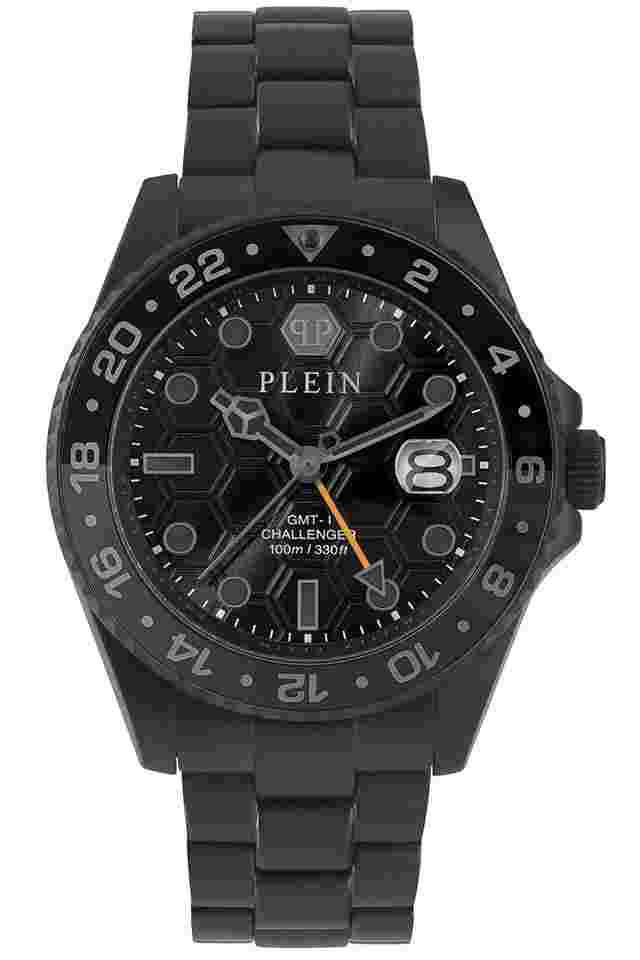 Philipp Plein PWYBA0923 Herrenuhr GMT-I Challenger Schwarz