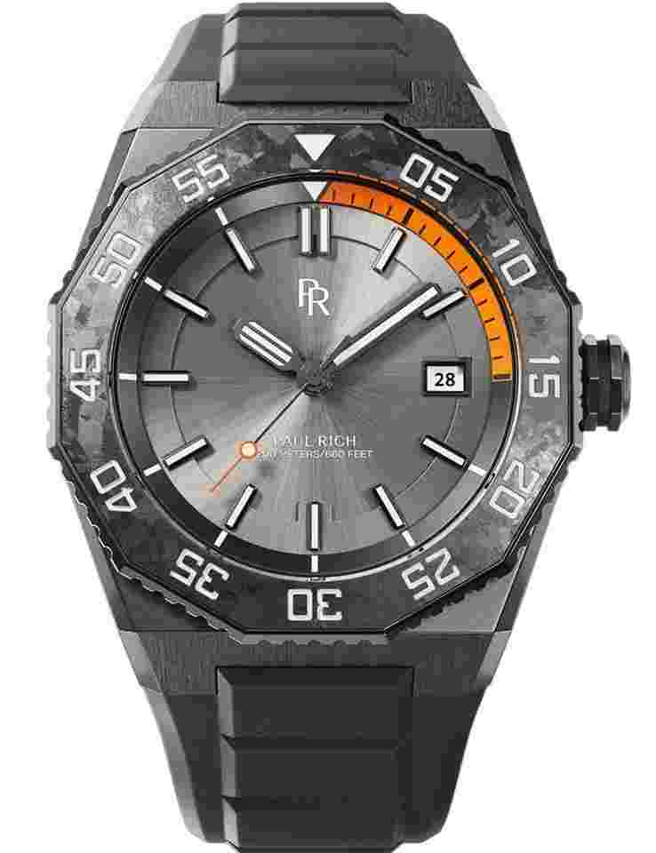 Paul Rich PR-45262 Herrenuhr Aquacarbon Pro Forged 42mm 20ATM