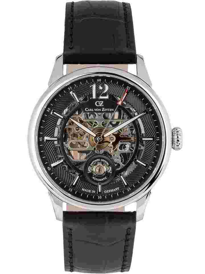 Carl von Zeyten CVZ0080BKS Schramberg Automatik Herrenuhr 43mm 5ATM