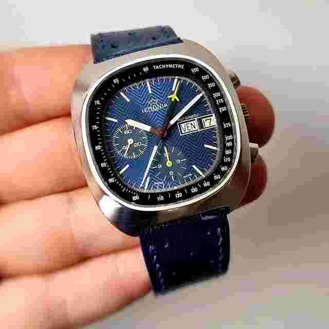 Lemania 5012 rare "Silverstone" variation