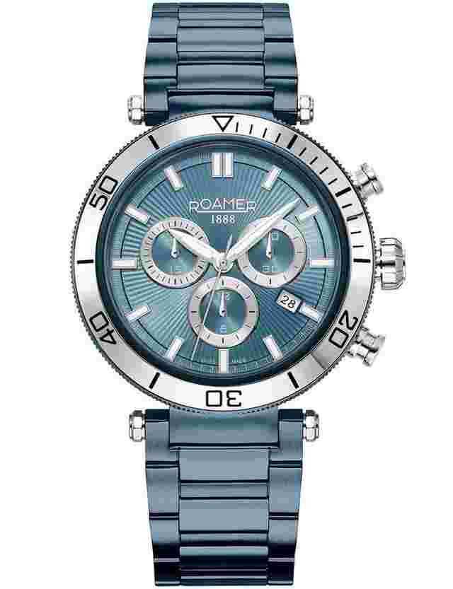 Roamer 994837 41 45 20 Herrenuhr Toscana Chronograph 43mm 5ATM