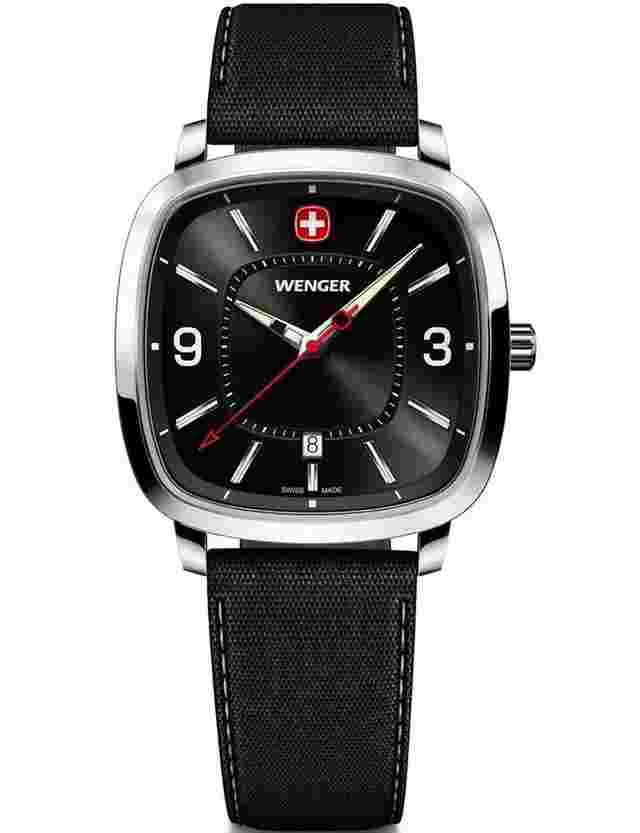 Wenger 01.1921.107 Herrenuhr Vintage Sport 37mm 5ATM