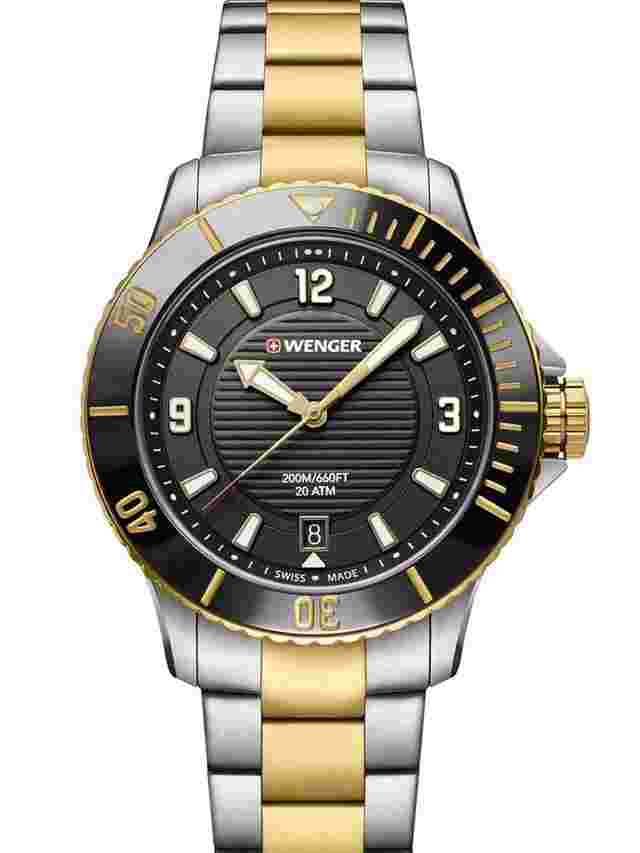 Wenger Sea Force 01.0621.113 Seaforce Damenuhr Taucheruhr 36mm 20 ATM