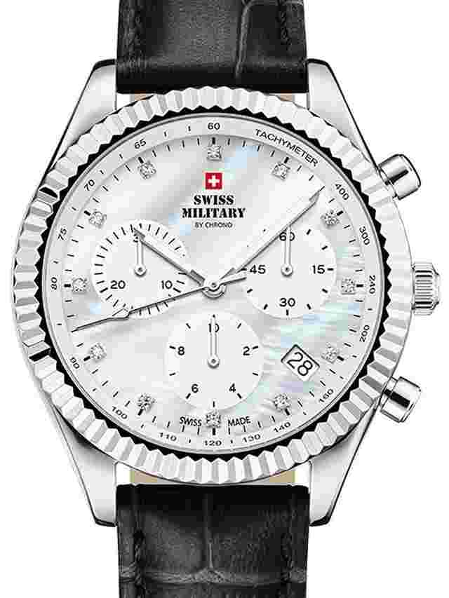 Swiss Military SM30207.05 Elegant Chronograph Damenuhr 38mm 5ATM