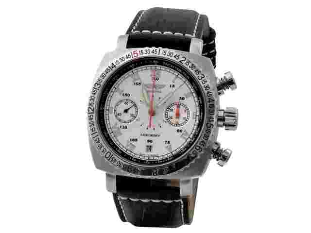 Poljot Aviator I.SIKORSKY Chronograph Helicopter white 3133/2111755 limited full set