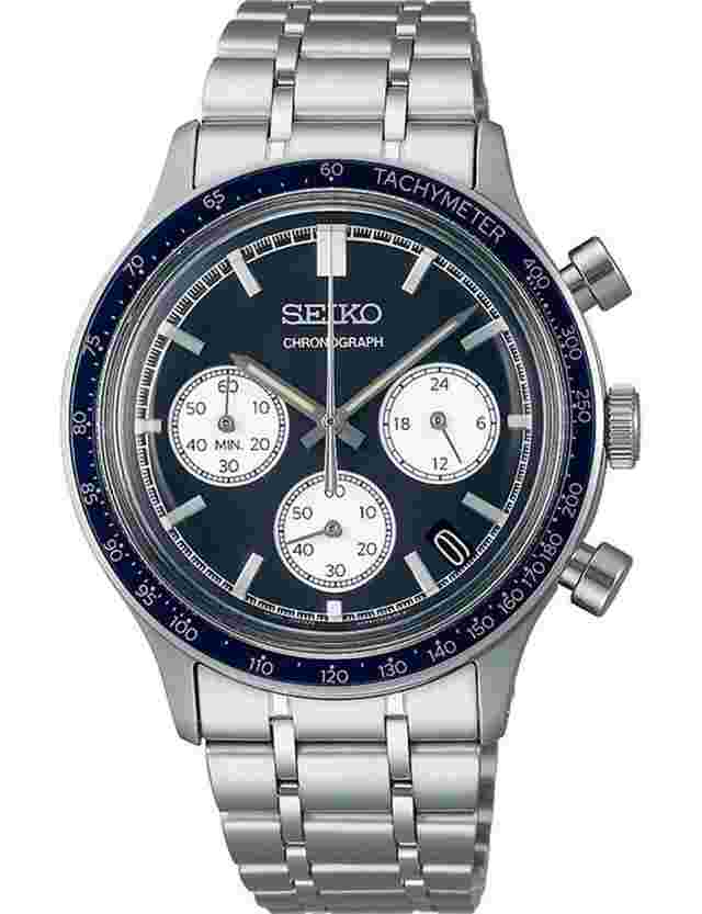 Seiko Chronograph SSB477P1 Herrenuhr Sport Quarz Chronograph 39mm 5ATM