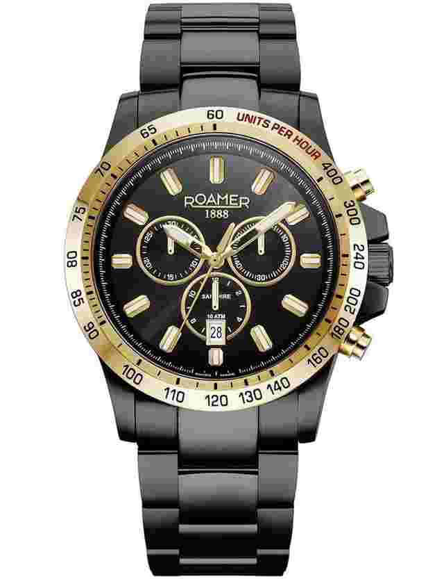 Roamer 861837 49 55 20 Herrenuhr Rimini Chronograph 45mm 10ATM