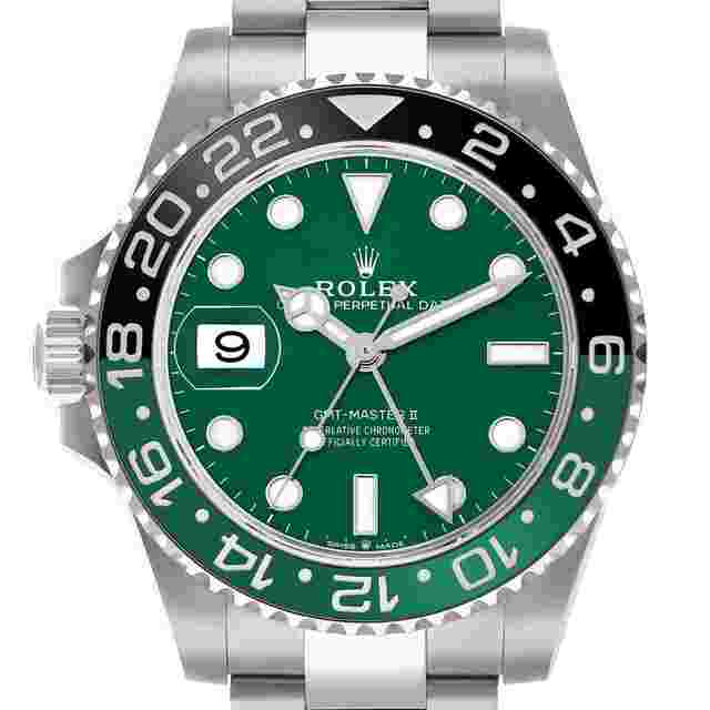 Rolex GMT-Master II Sprite White Gold Mens Watch 126729 Unworn