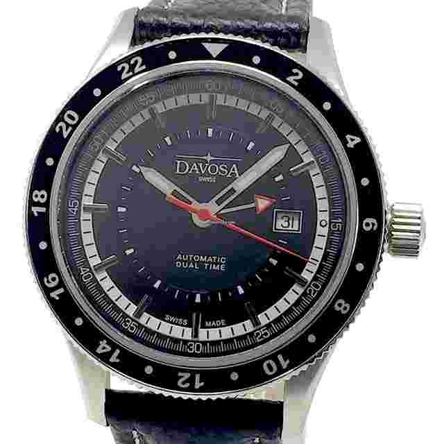 Davosa World Traveller (revisioned & almost new) GMT World-Traveller Dual-Time Automatic Full-Set 161.501.55 PPII