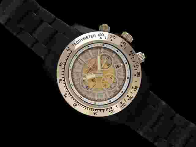 Invicta Owned & Worn By Harry Bellafonte with COA - Anatomic Chronograph Mens Watch