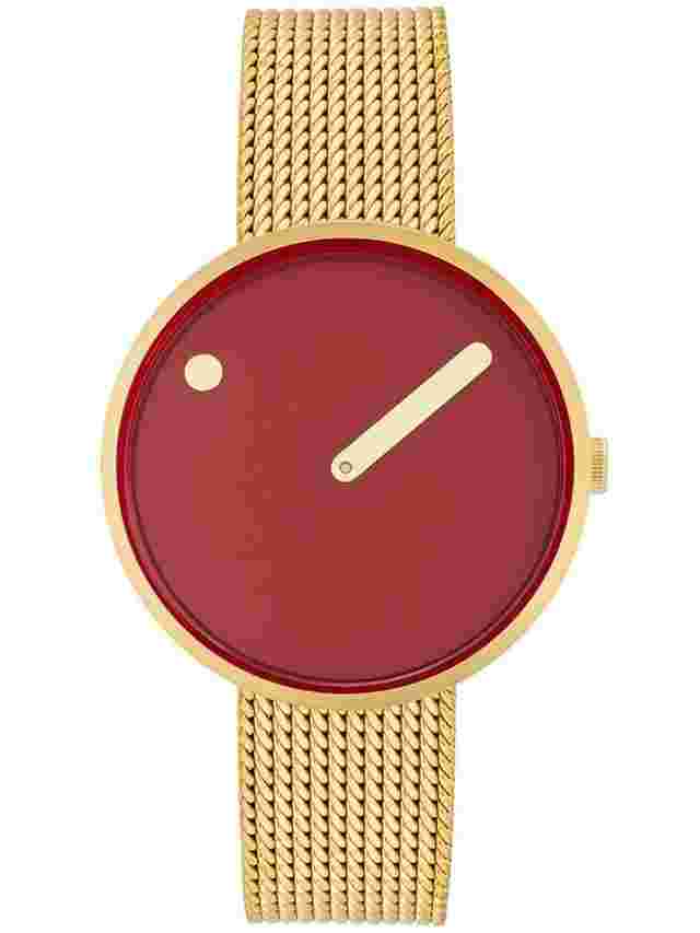 PICTO 34097-0914G Cinnamon Red Unisex 34mm 5ATM