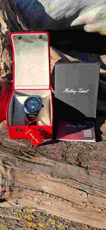 Mathey-Tissot City Black NOS Unworn Full Set Factory Foils