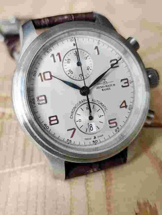 Zeno-Watch Basel Retro Chronograph Bicompax Full set never worn