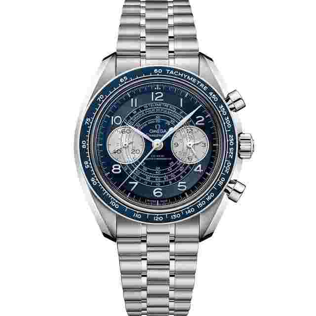 Omega Speedmaster Chronoscope Two counters Speedmaster Chronoscope Two Counters 43mm Steel on Steel - 329.30.43.51.03.001