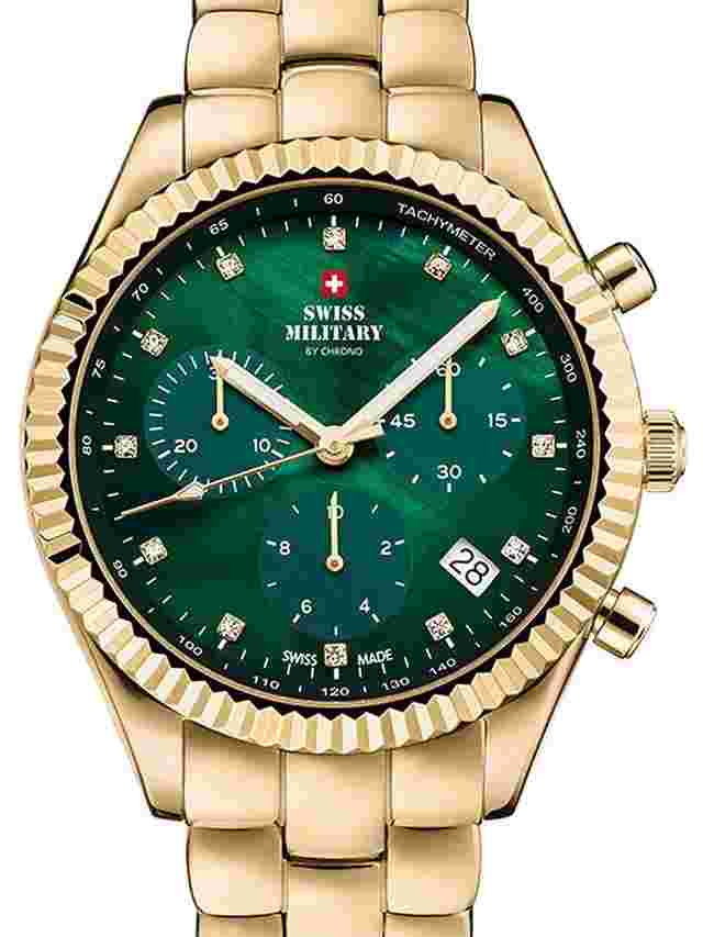 Swiss Military SM30207.04 Elegant Chronograph Damenuhr 38mm 5ATM