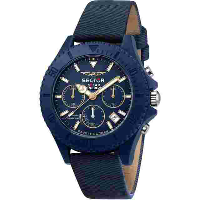 Sector R3271739001 Save the Ocean Chronograph Herrenuhr 44mm