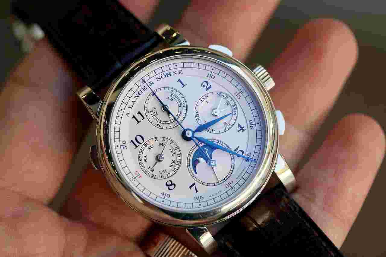 A. Lange & Söhne 1815 Rattrapante Perpetual Calendar 421.025 Platinum In Stock in USA