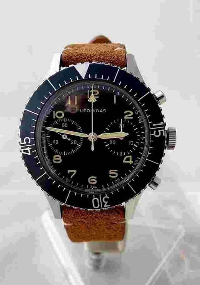 Leonidas Cp-2 Assigned Military chronograph Fly-Back Service & Warranty!