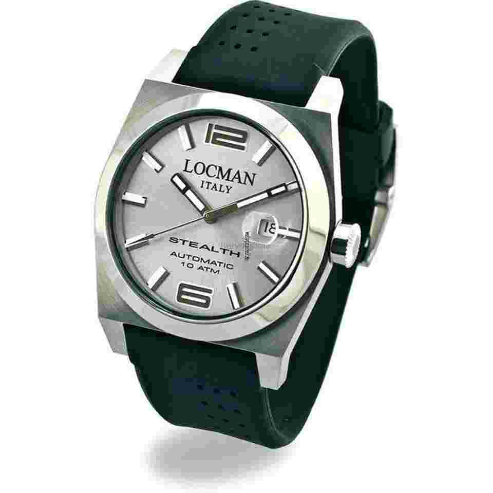 Locman Stealth Mens 020500AGFNK0SIK Automatic Watch