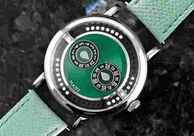 M.A.D. Editions green M.A.D.2 | unworn | Full Set with QR code | Automatic cal. G101